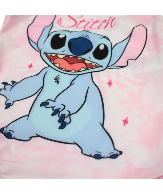 Maillot de bain Stitch 1 pièce - rose clair