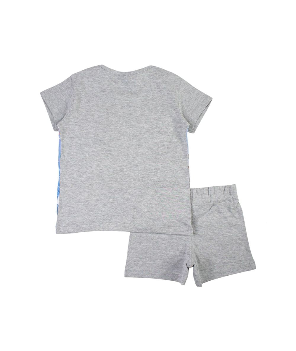 Ensemble La Reine des Neiges tee-shirt et short - gris
