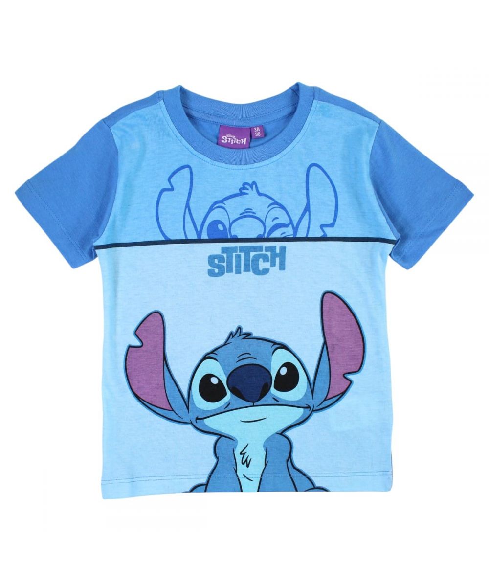 Ensemble Stitch tee-shirt et short - bleu