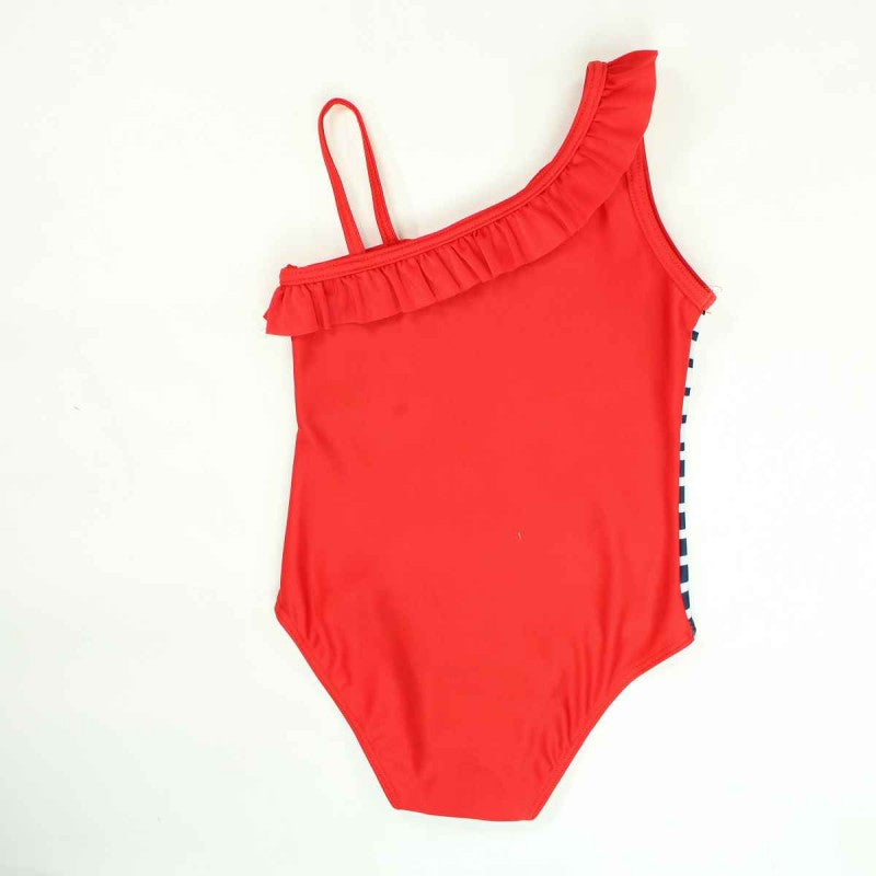Maillot de bain Minnie 1 pièce - rouge et bleu marine