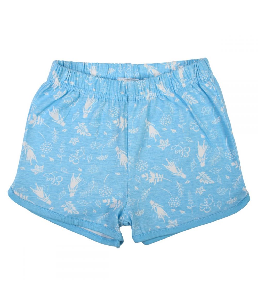 Ensemble La Reine des Neiges tee-shirt et short - bleu