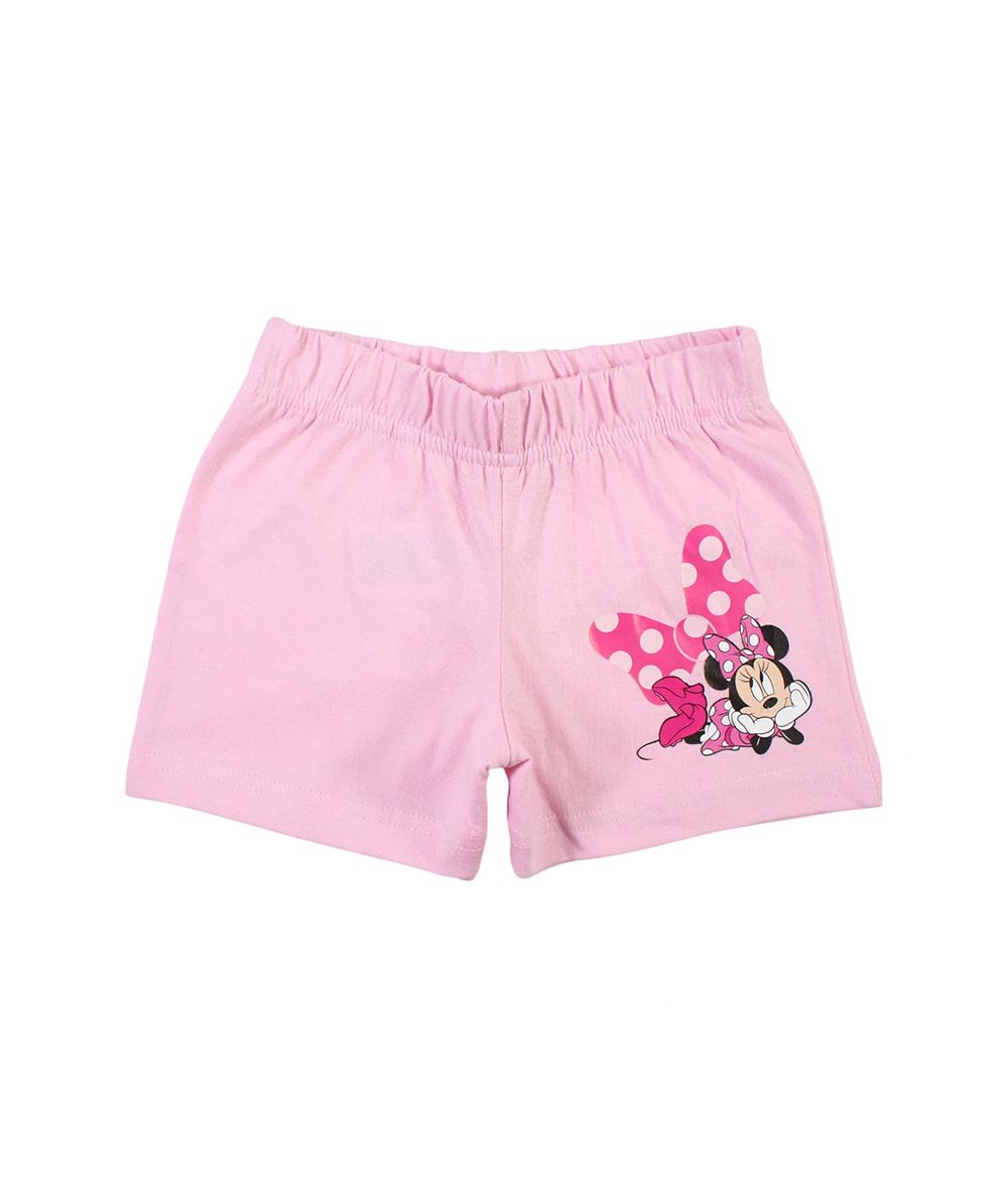 Ensemble Minnie tee-shirt et short - fushia