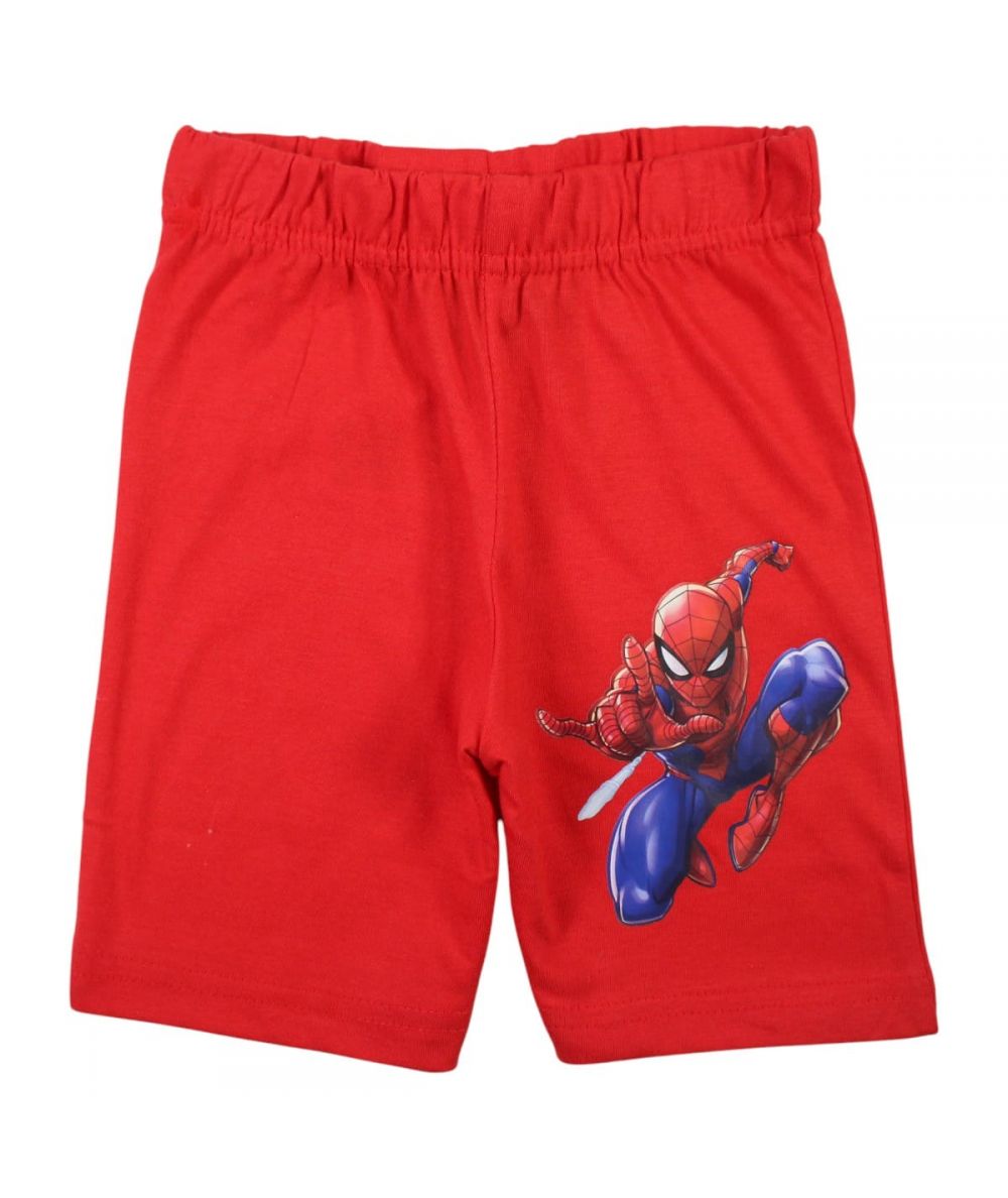 Ensemble Spiderman tee-shirt et short - rouge