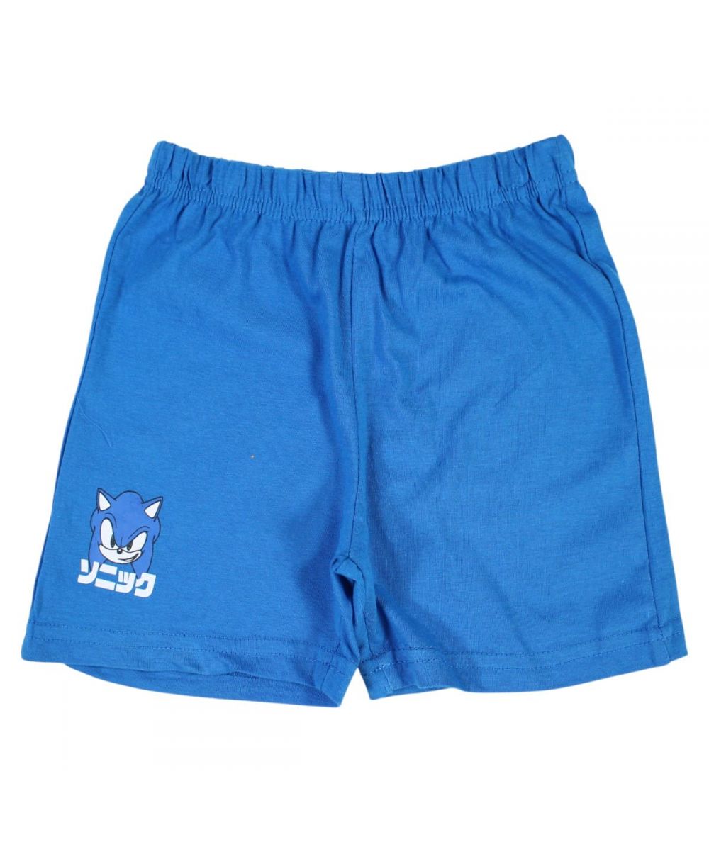 Ensemble Sonic tee-shirt et short - blanc et bleu