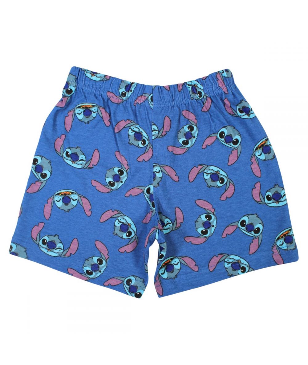 Ensemble Stitch tee-shirt et short - bleu roi