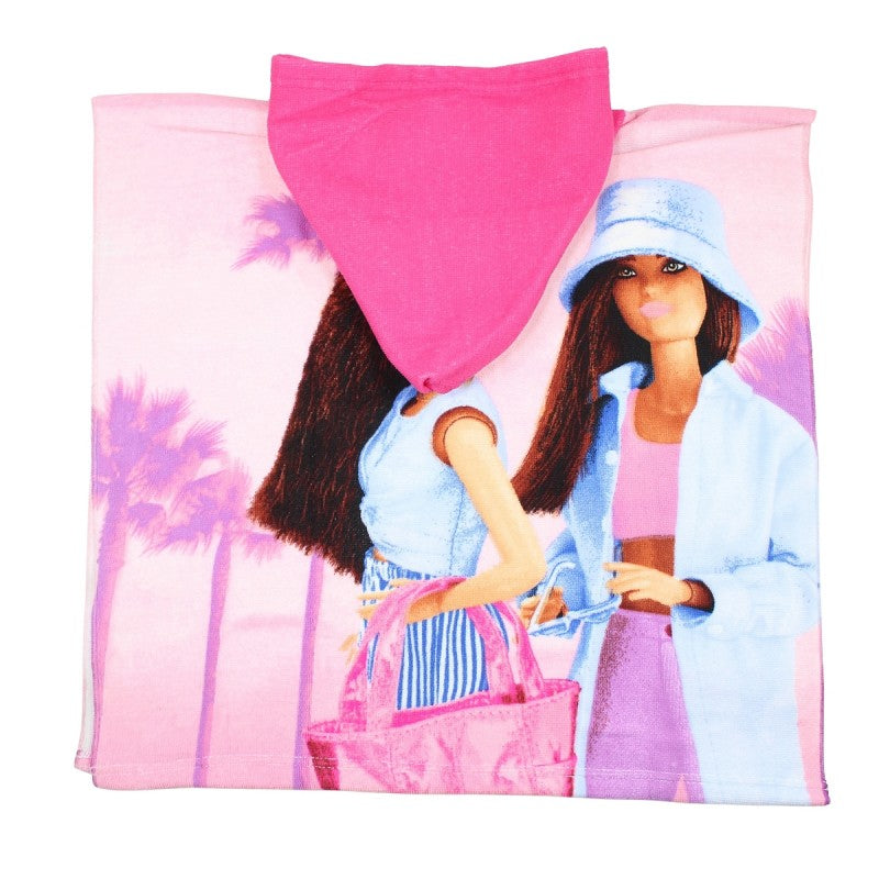 Poncho Barbie - rose clair