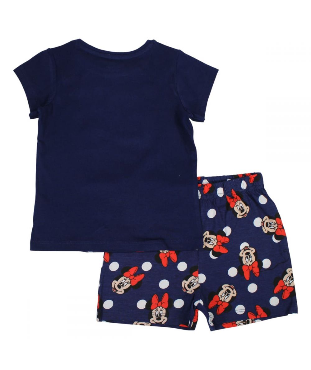Ensemble Minnie tee-shirt et short - bleu marine