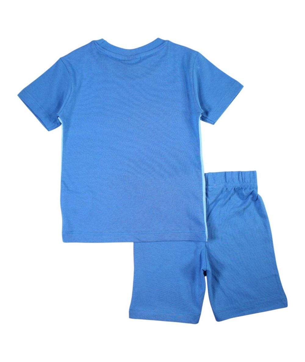 Ensemble Stitch tee-shirt et short - bleu