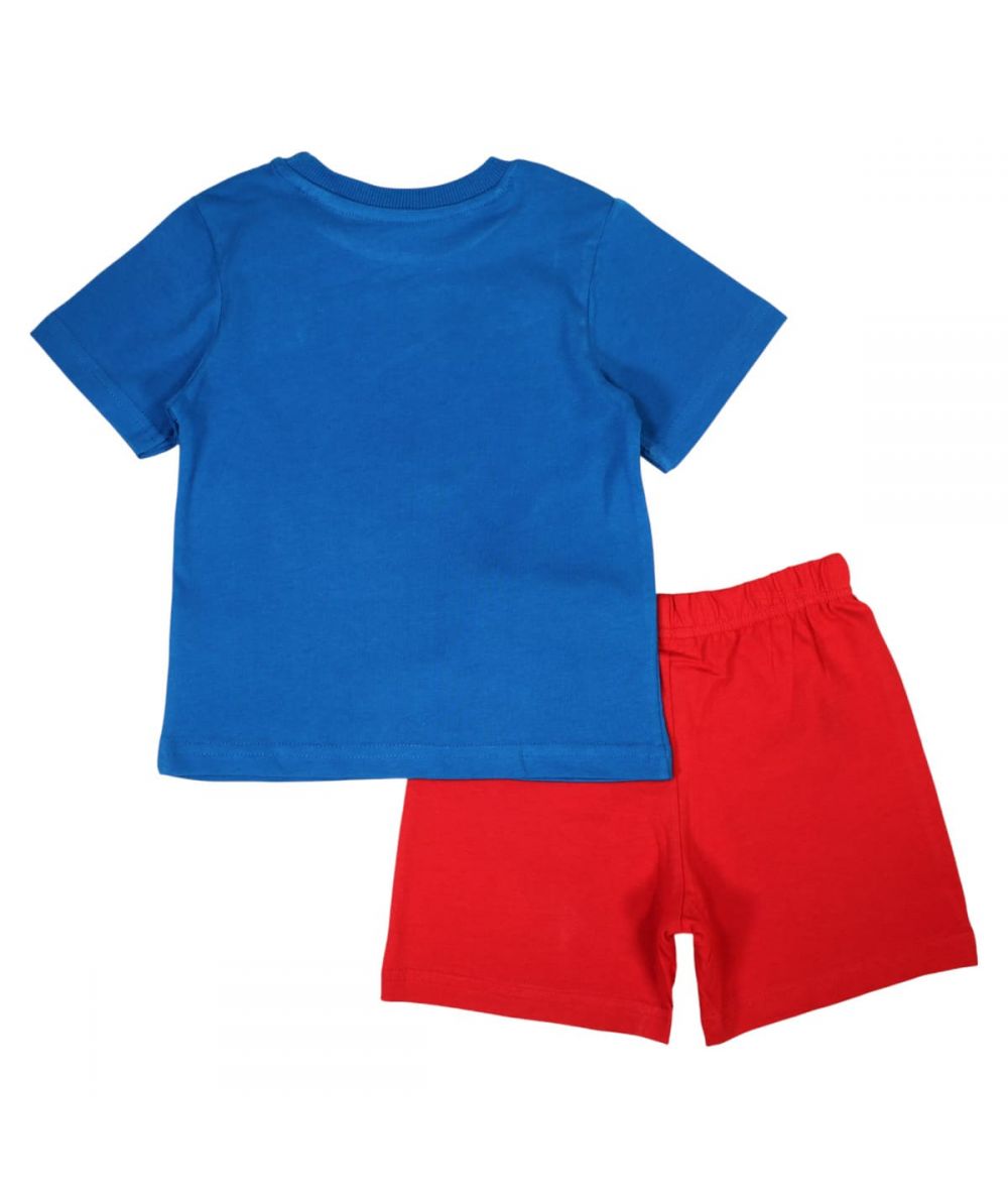 Ensemble Mickey tee-shirt et short - bleu et rouge
