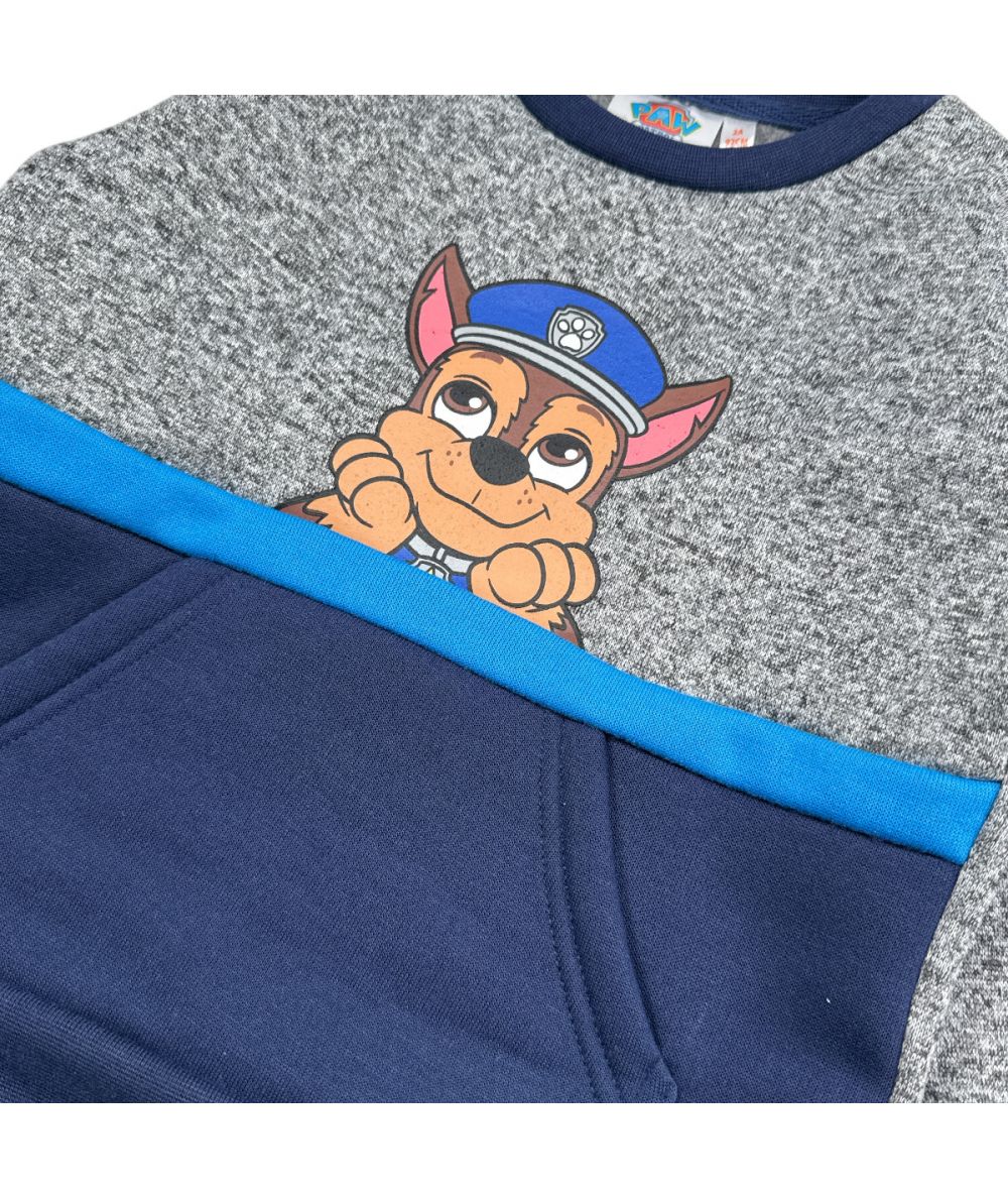 Ensemble Pat'Patrouille sweat et jogging - gris et bleu