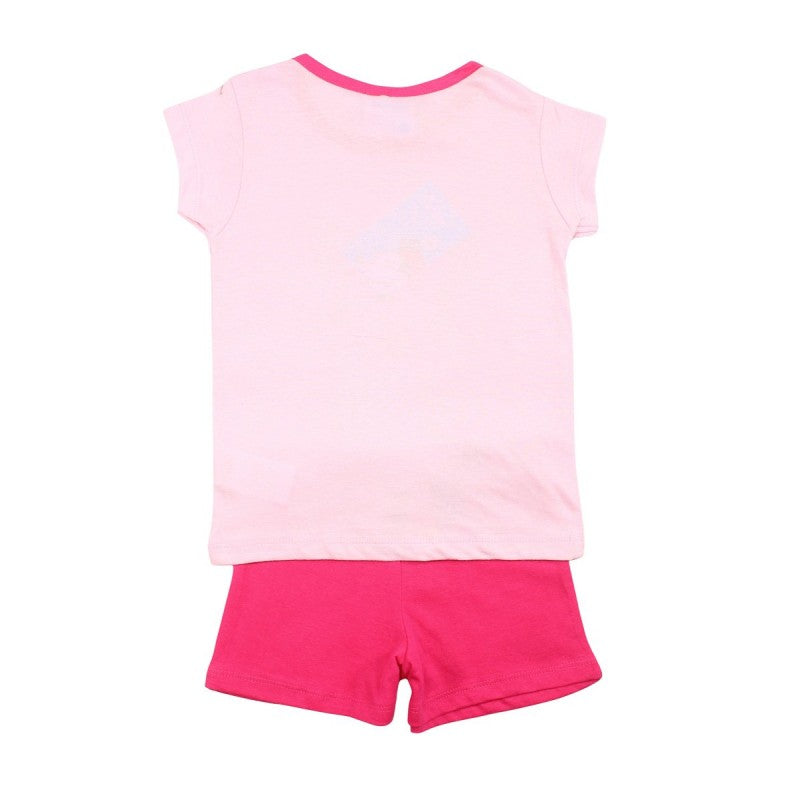 Ensemble Minnie tee-shirt et short - rose