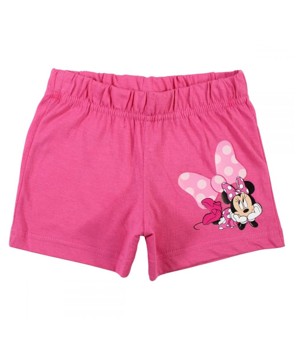 Ensemble Minnie tee-shirt et short - rose clair