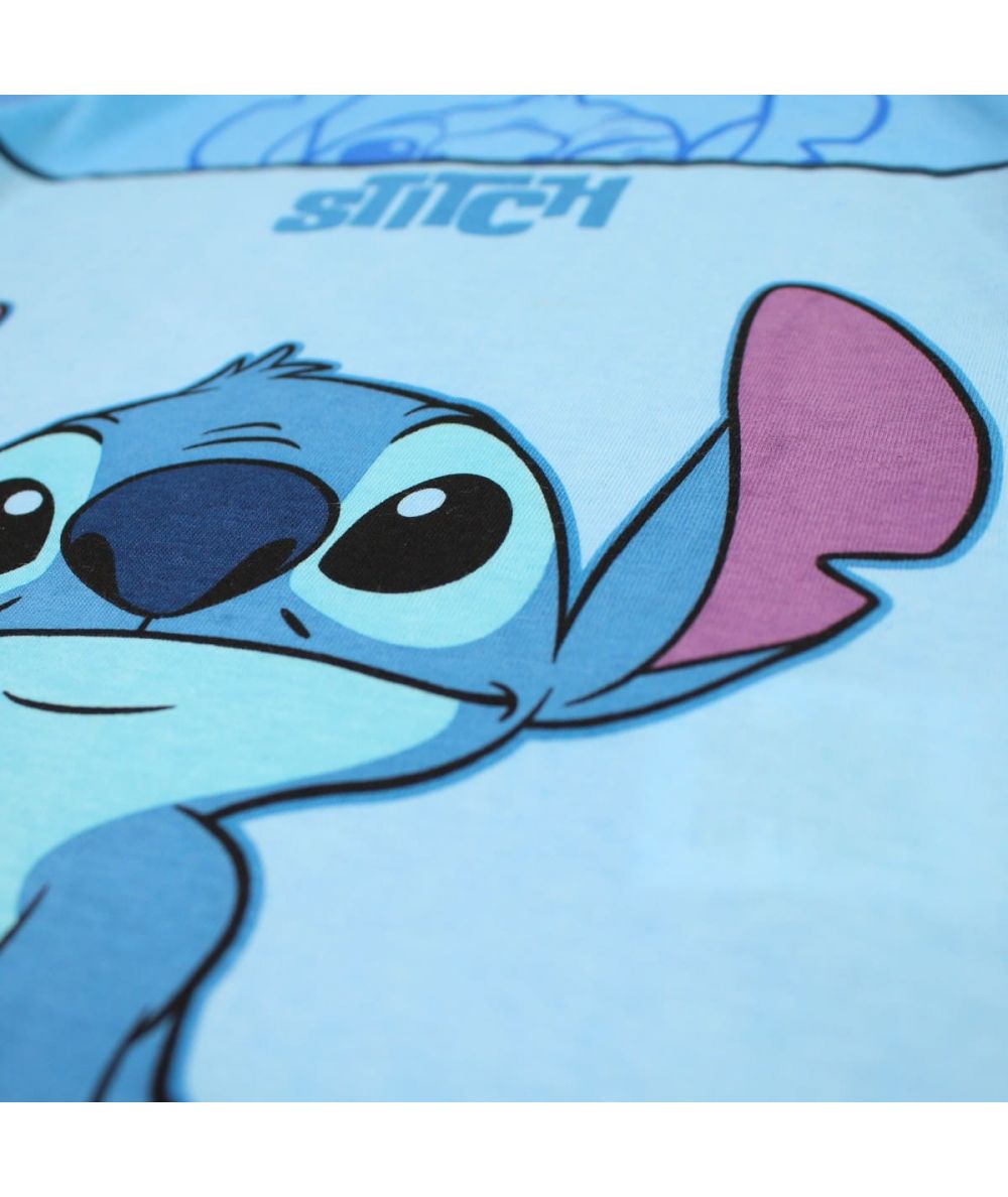 Ensemble Stitch tee-shirt et short - bleu