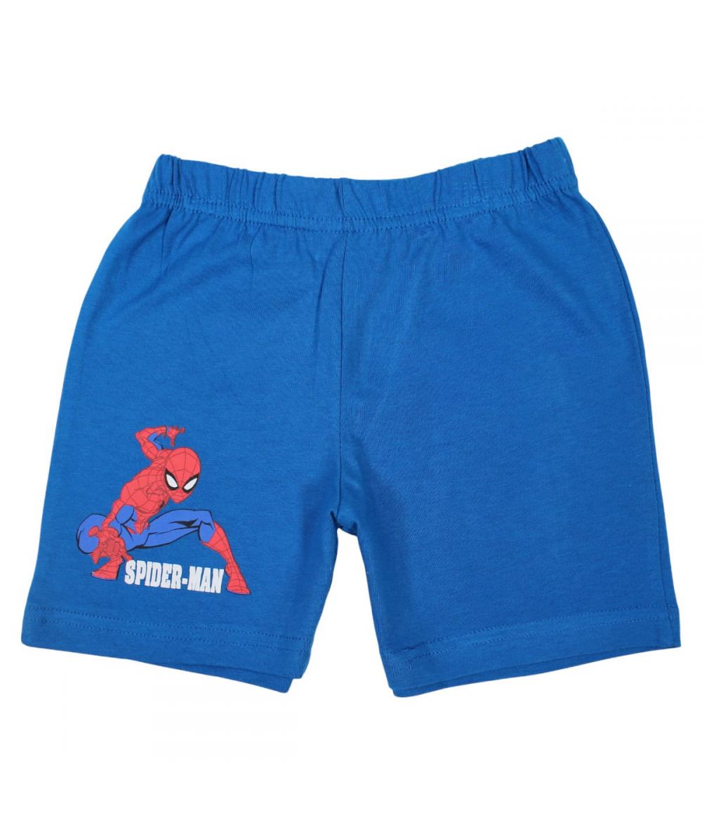 Ensemble Spiderman tee-shirt et short - gris et bleu