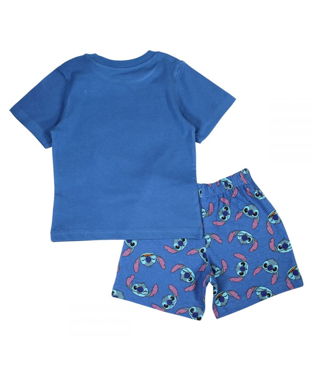 Ensemble Stitch tee-shirt et short - bleu roi