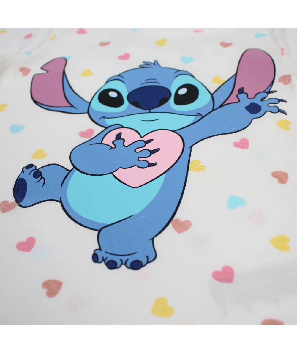 Ensemble Stitch tee-shirt et short - bleu et blanc