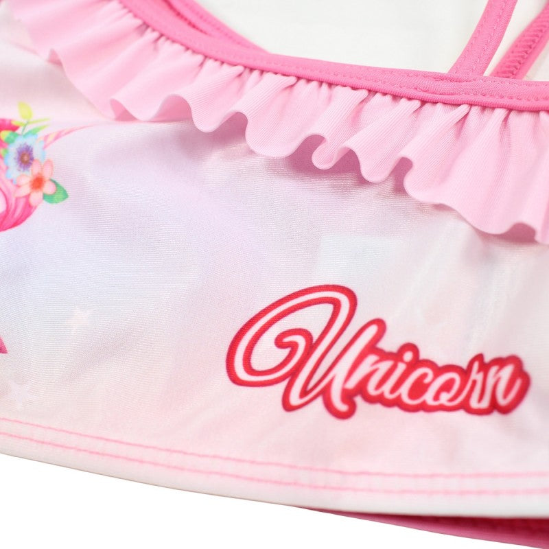 Maillot de bain Unicorn 2 pièces - rose clair
