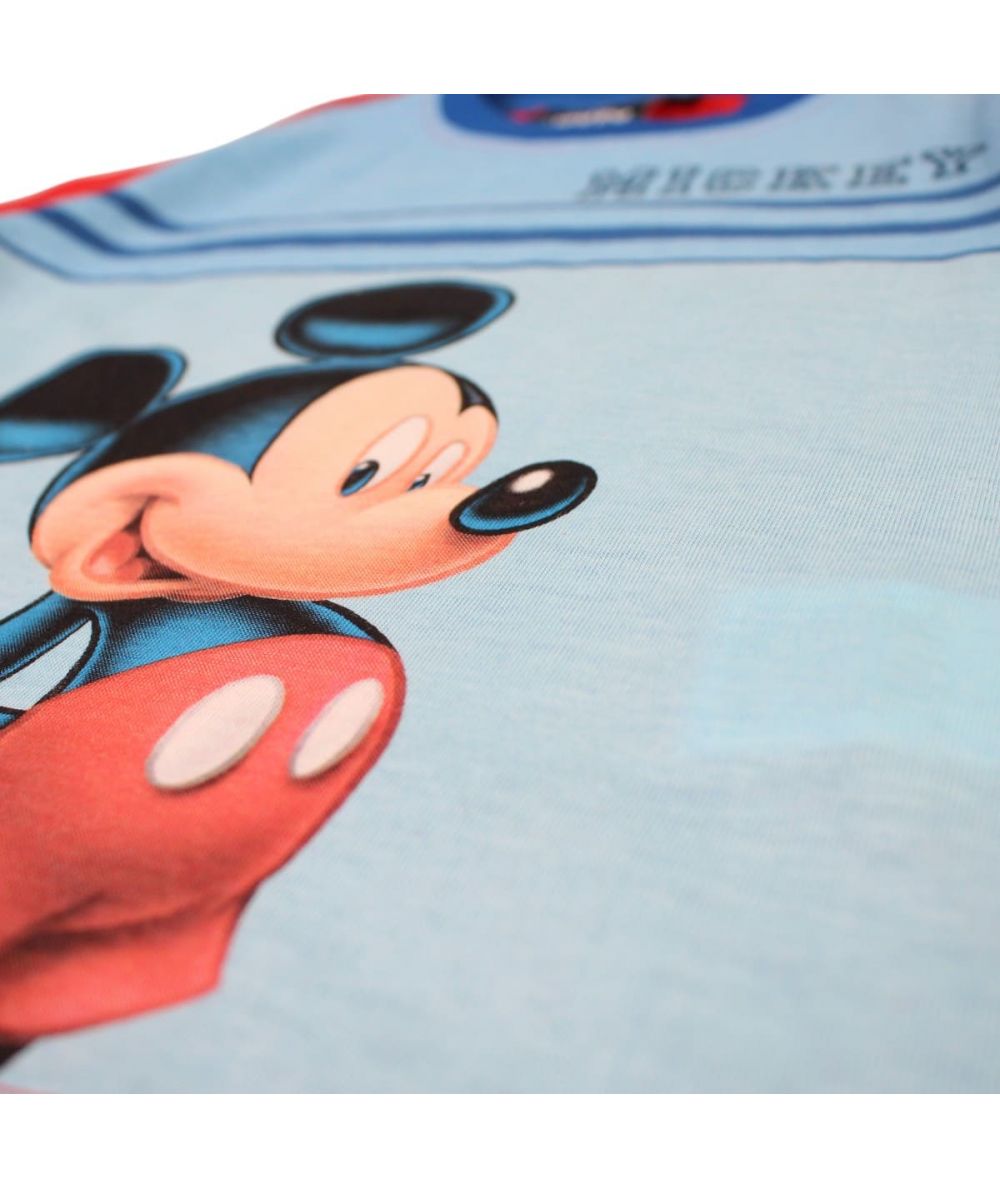 Ensemble Mickey tee-shirt et short - bleu et rouge