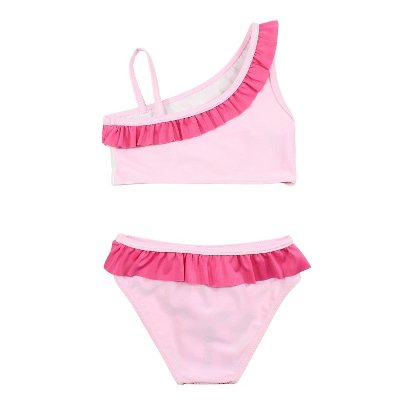 Maillot de bain Unicorn 2 pièces - fushia et rose