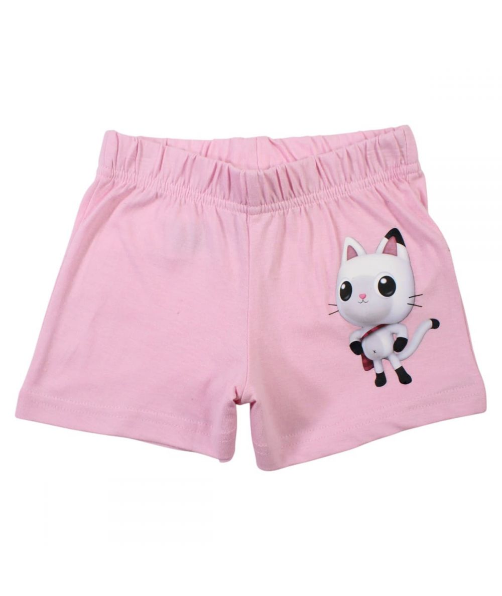 Ensemble Gabby tee-shirt et short - rose clair