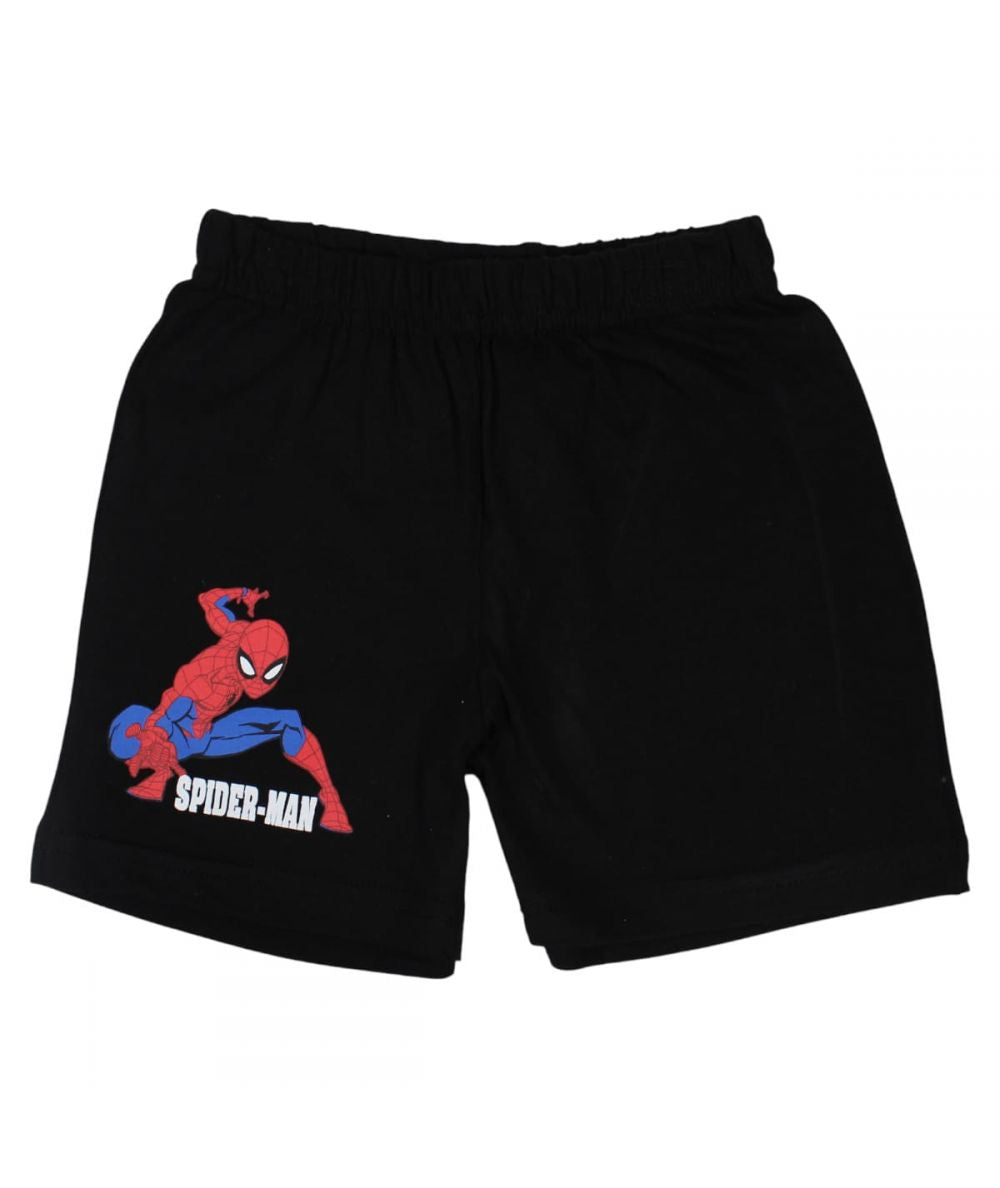 Ensemble Spiderman tee-shirt et short - gris et noir
