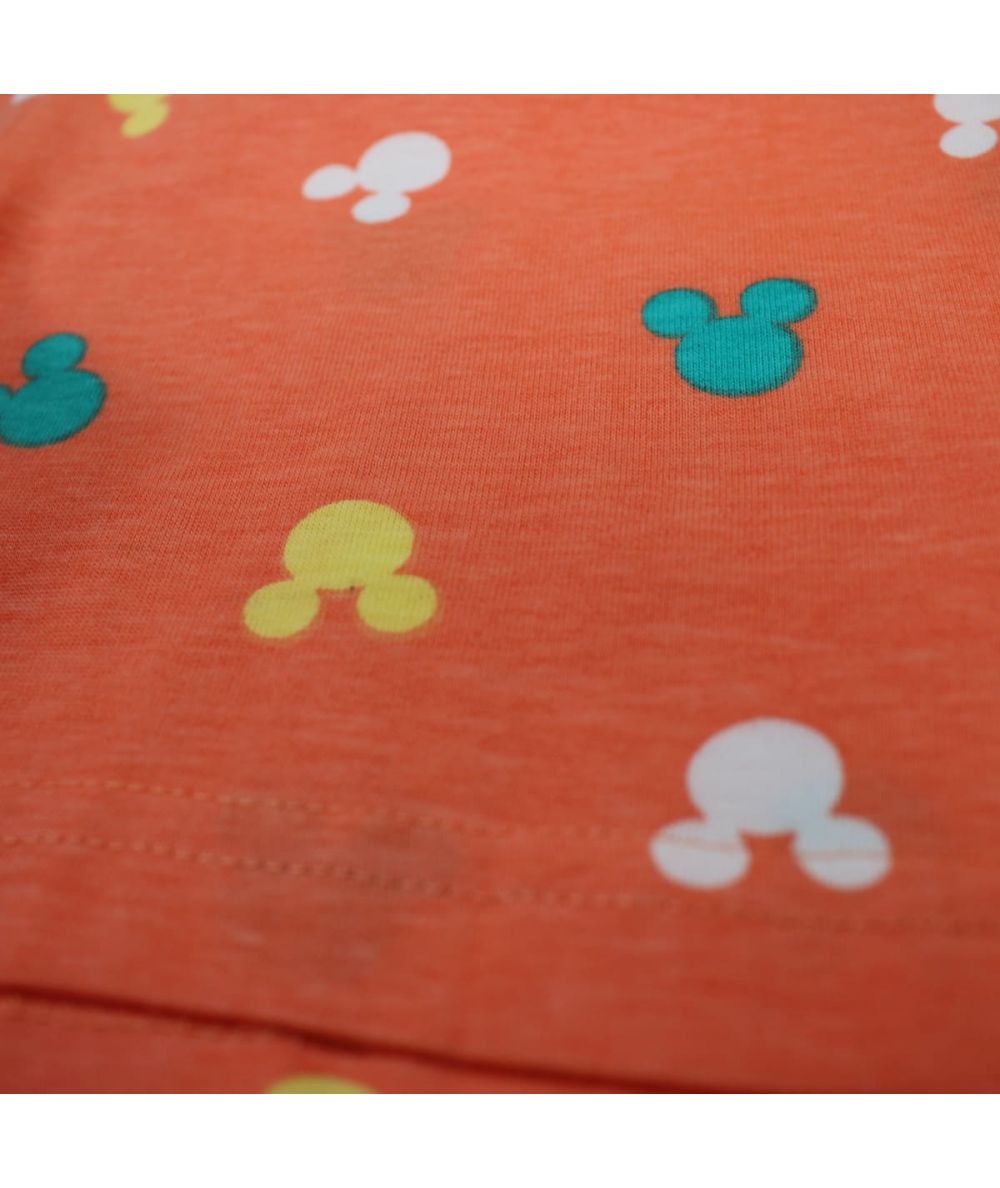Ensemble Mickey tee-shirt et short - blanc et orange