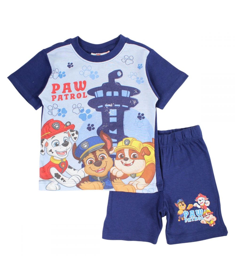 Ensemble Pat'Patrouille tee-shirt et short - bleu marine