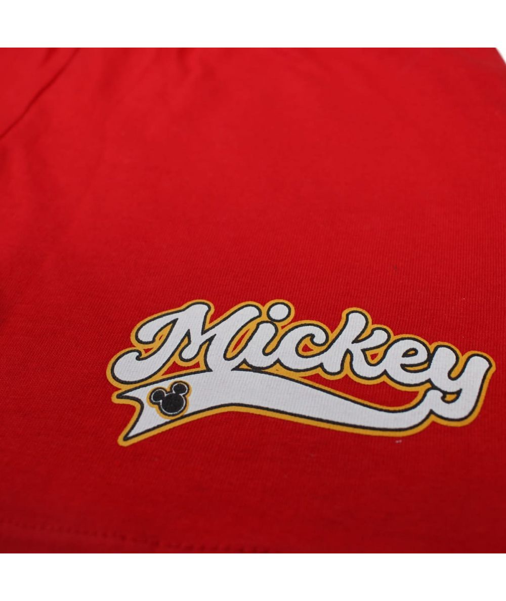 Ensemble Mickey tee-shirt et short - bleu et rouge