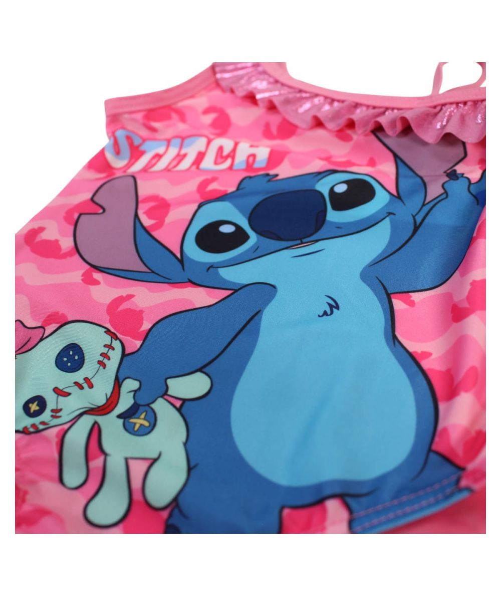 Maillot de bain Stitch 1 pièce - rose