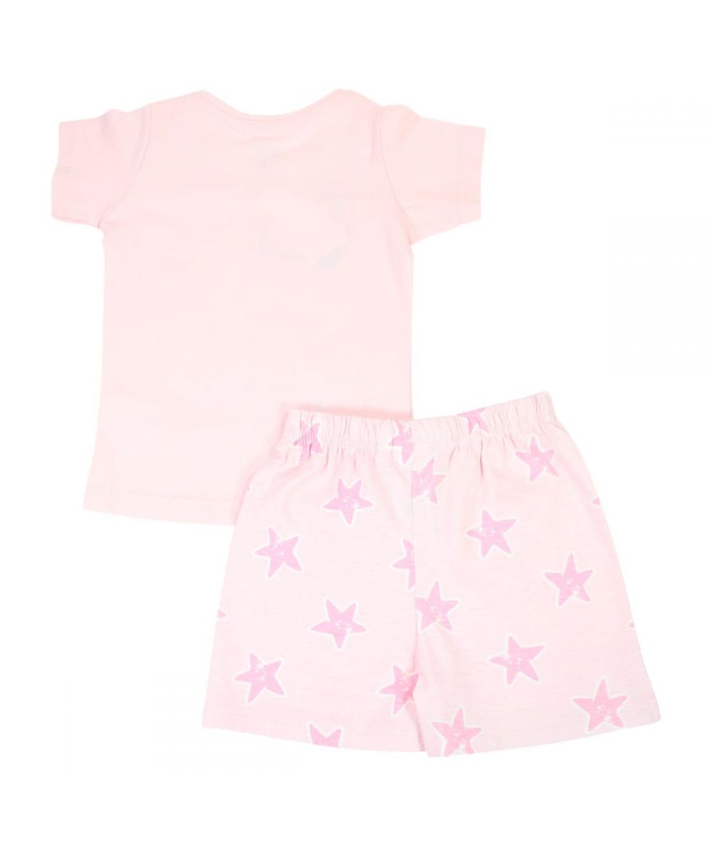 Ensemble Pat'Patrouille tee-shirt et short - rose