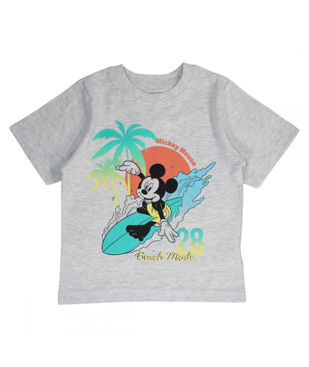 Ensemble Mickey tee-shirt et short - vert-bleu