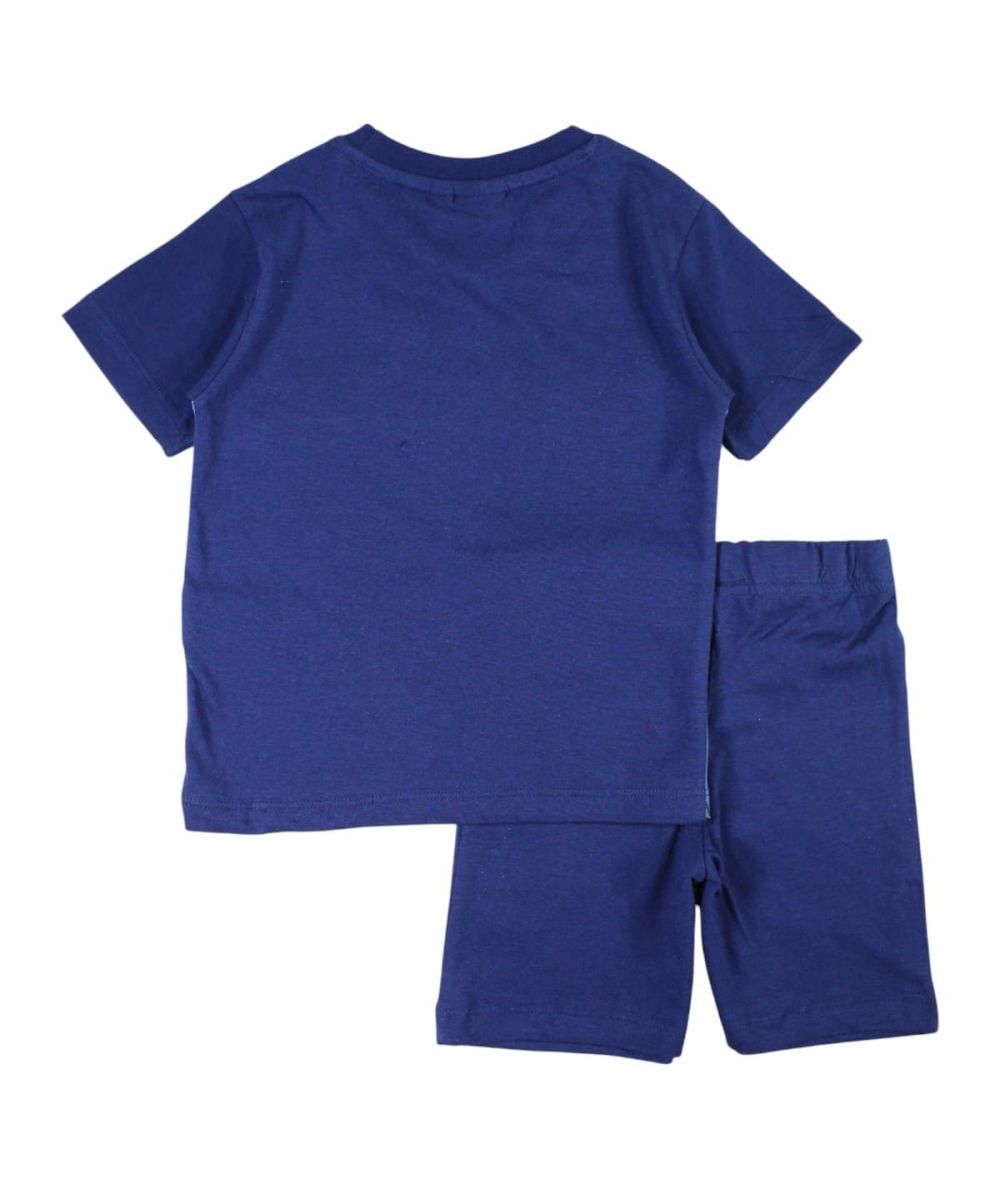 Ensemble Stitch tee-shirt et short - bleu foncé