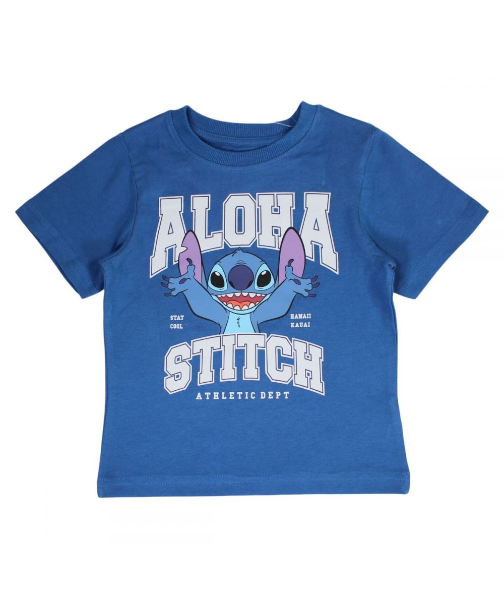 Ensemble Stitch tee-shirt et short - bleu roi