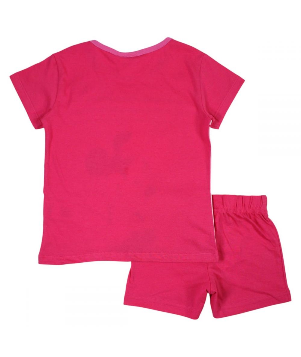 Ensemble Minnie tee-shirt et short - rose
