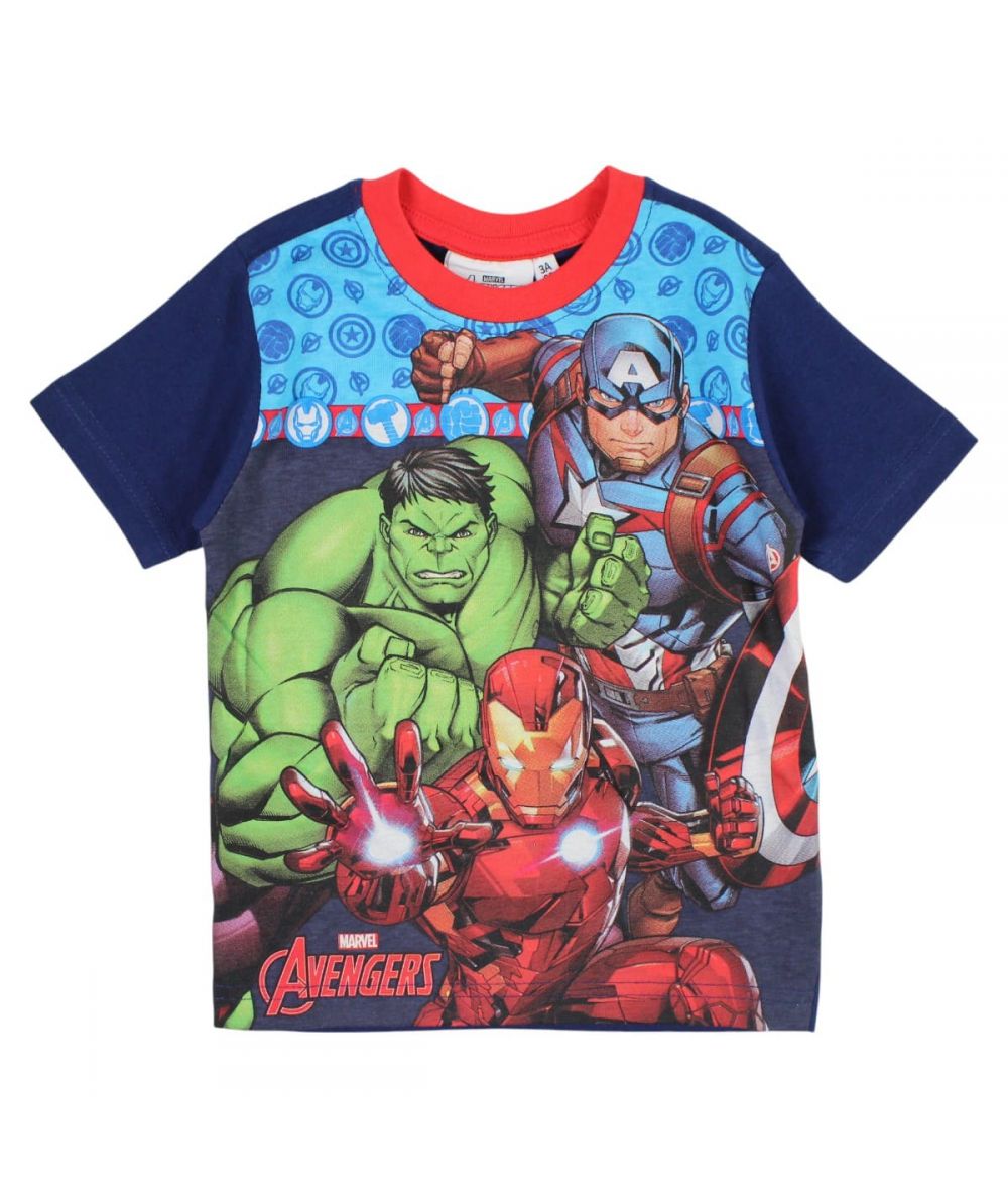 Ensemble Avengers tee-shirt et short - bleu marine