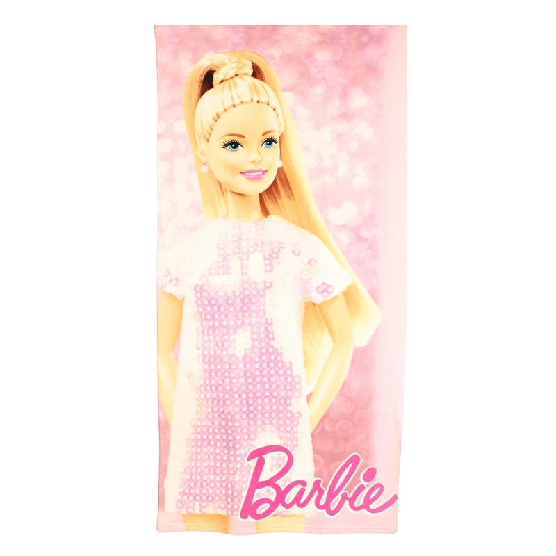 Serviette de plage Barbie - rose