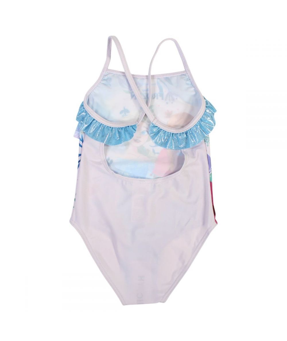 Maillot de bain La Reine des Neiges 1 pièce - blanc/rose