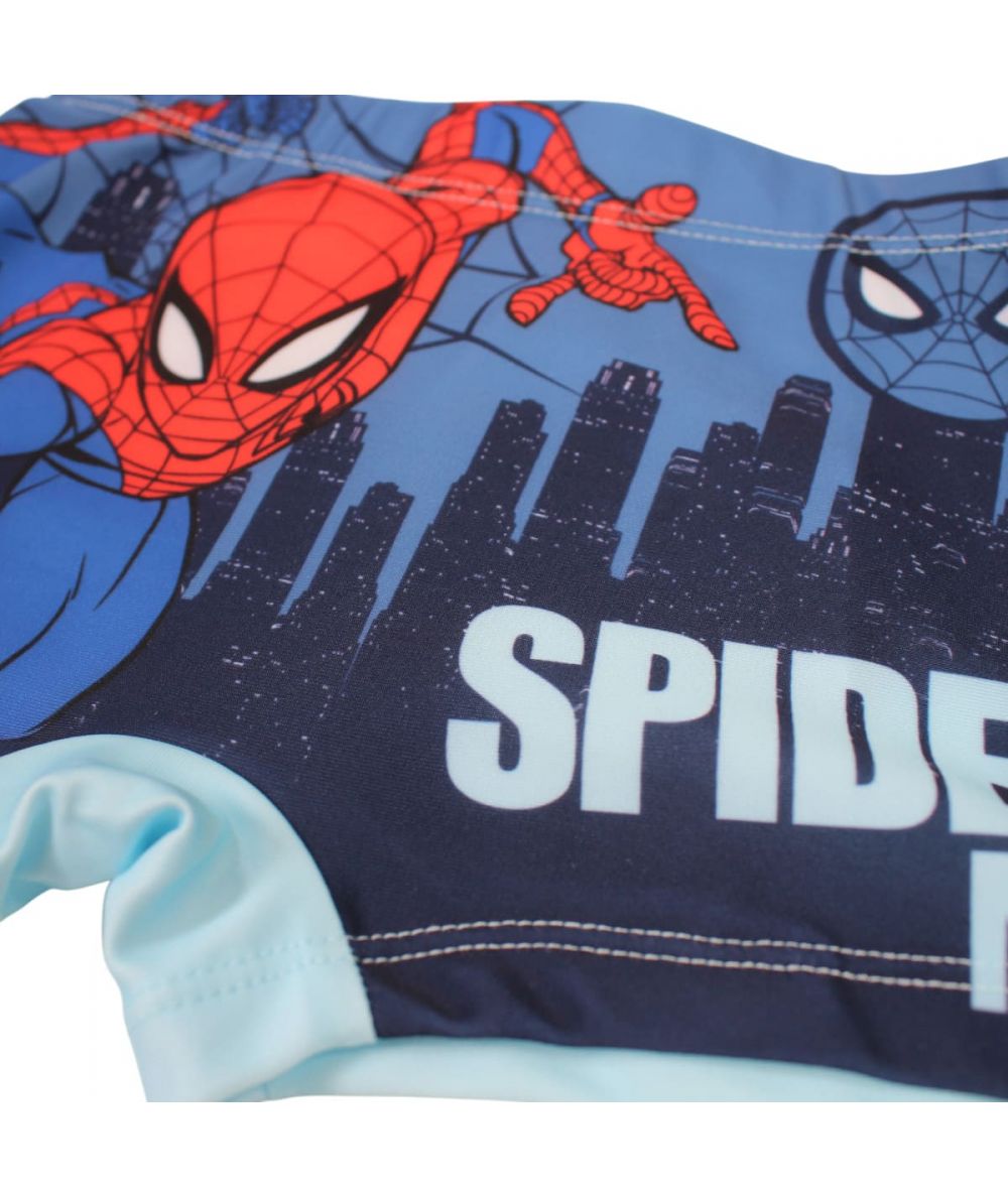 Boxer de bain Spiderman - bleu