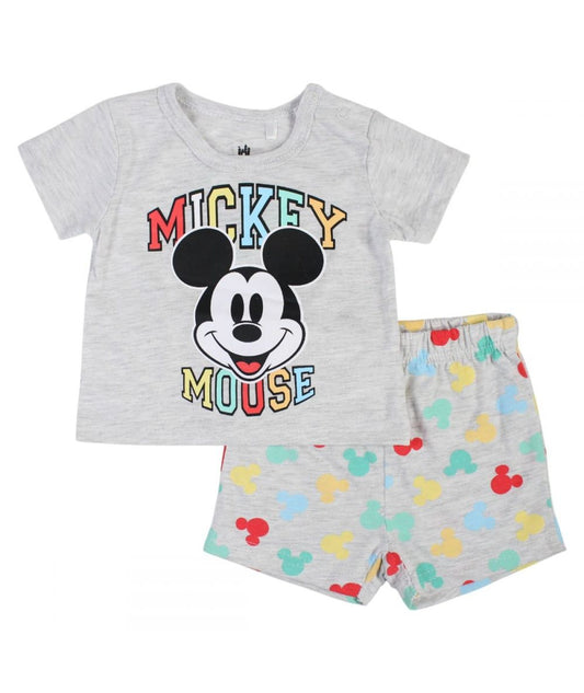 Ensemble Mickey Tee-shirt & short - gris