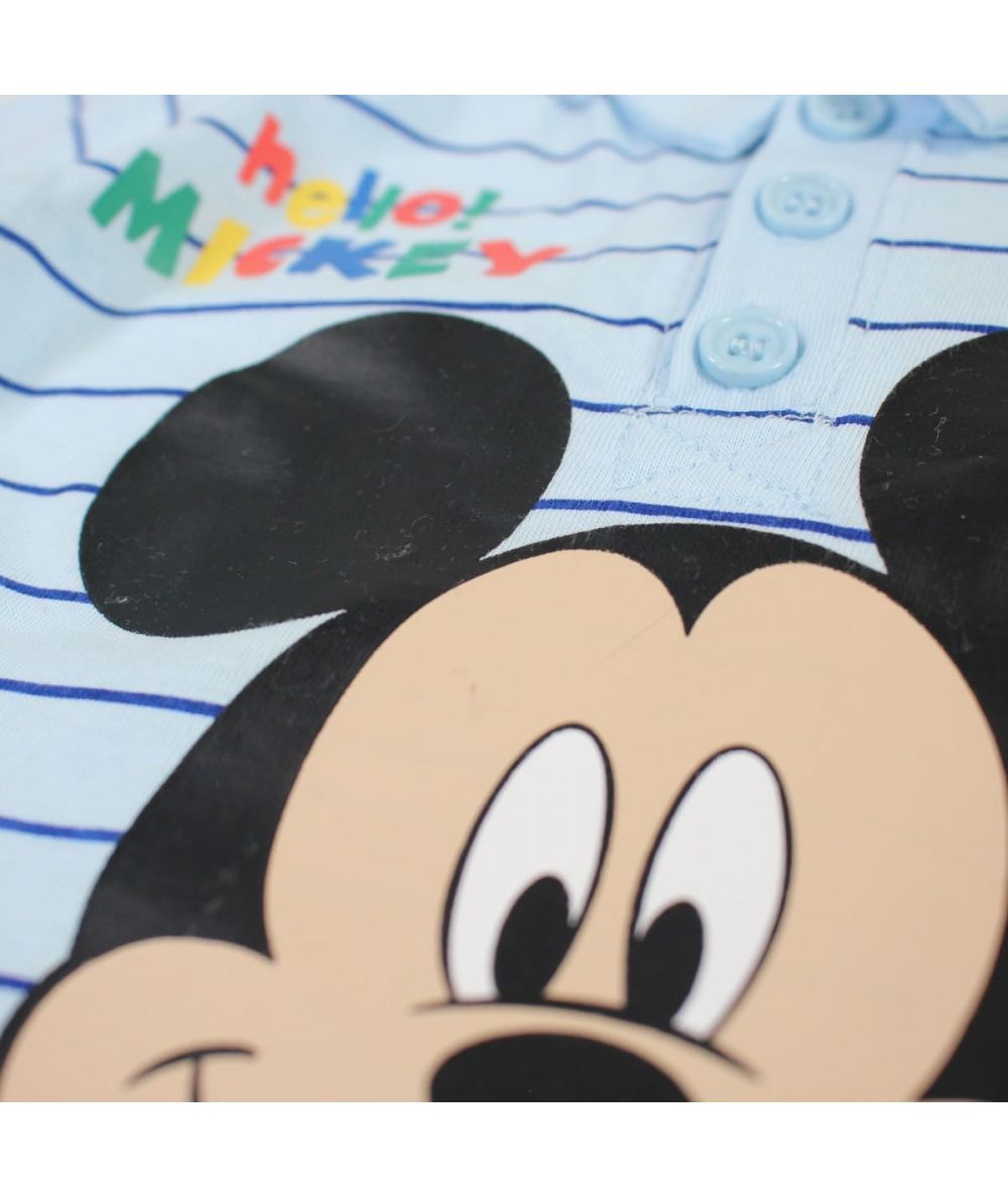 Ensemble Mickey Polo & short - bleu