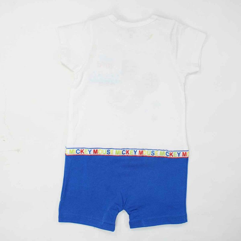 Combishort Mickey - blanc et bleu