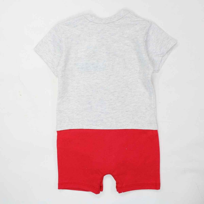 Combishort Mickey - gris et rouge