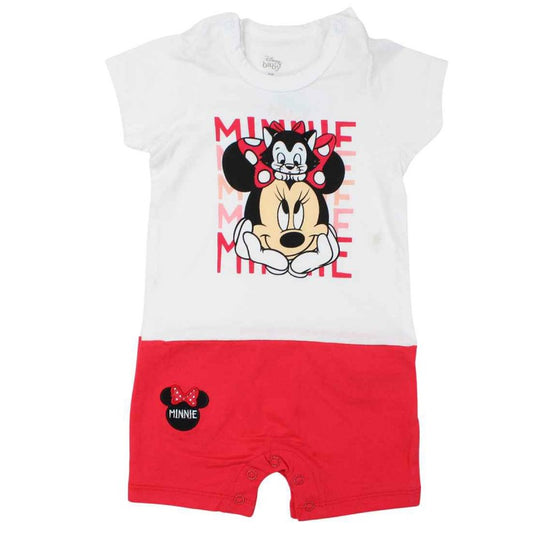 Combishort Minnie - rouge et blanc