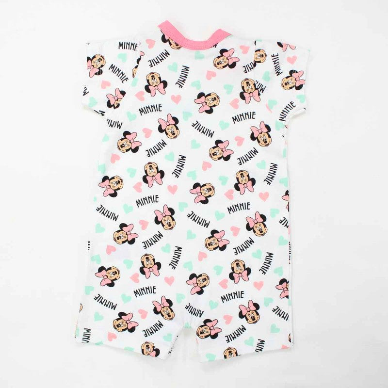 Combishort Minnie - rose et blanc