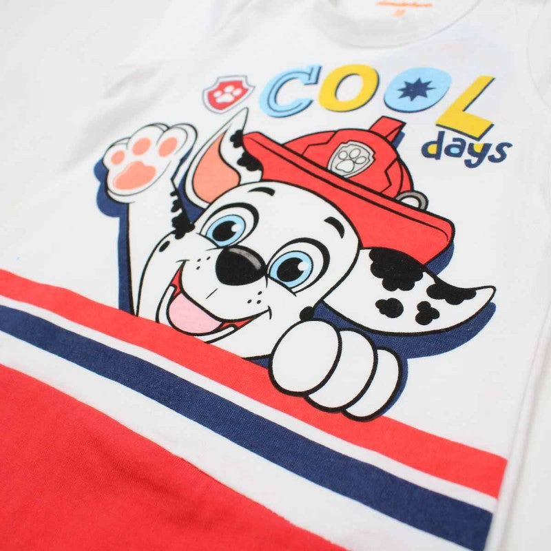 Combishort Pat'Patrouille - blanc et rouge