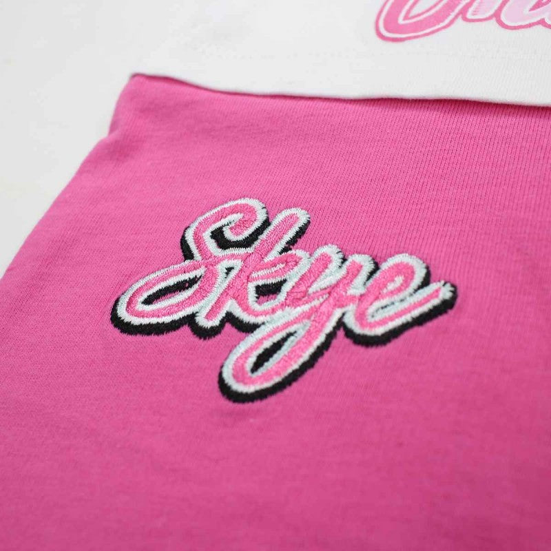 Combishort Pat'Patrouille - rose et blanc