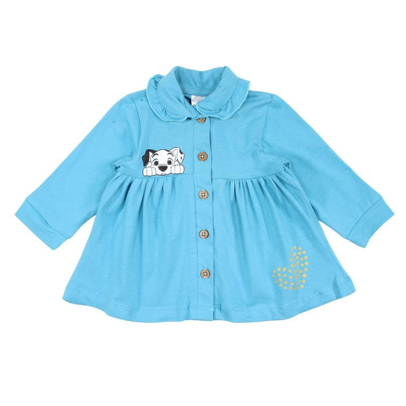 Ensemble Les 101 Dalmatiens chemise et legging - bleu et blanc