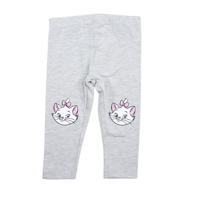 Ensemble Marie les Aristochats chemise et legging - rose et gris