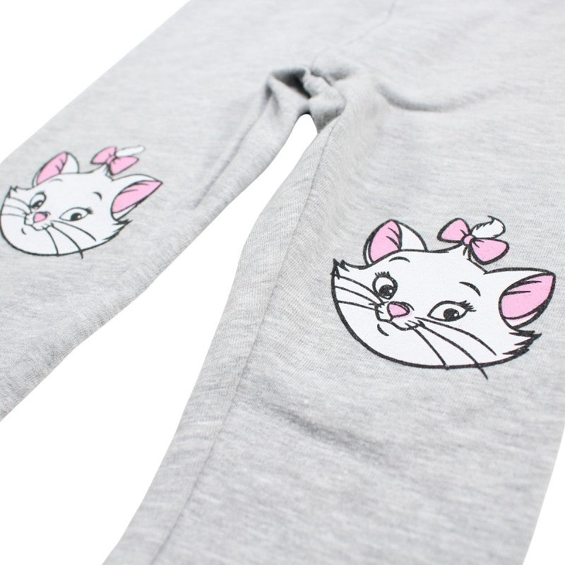Ensemble Marie les Aristochats chemise et legging - rose et gris