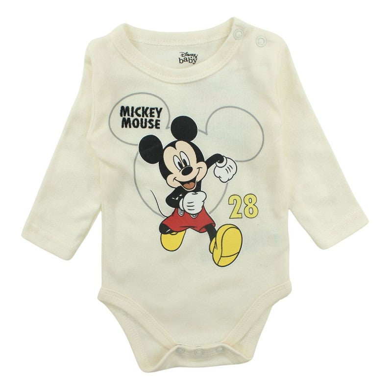 Ensemble Mickey body et pantalon - rouge et crème